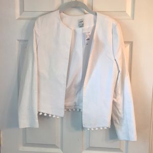 J. Crew White Jacket